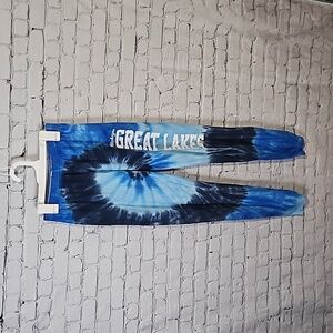 Michigan tie dye joggers